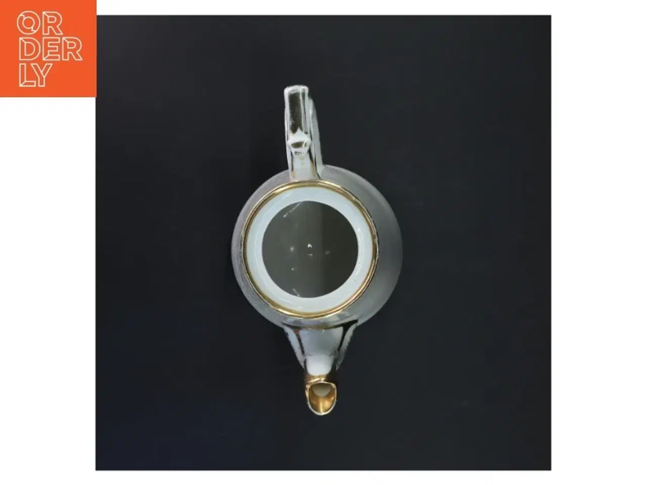 Billede 3 - Porcelænskande med guldkant (str. 23 cm)