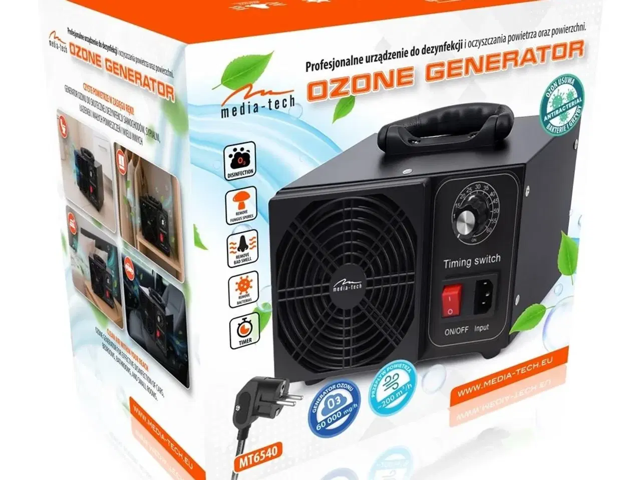 Billede 11 - Media‑Tech MT6540 ozongenerator – luftdesinfektion og luftrenser