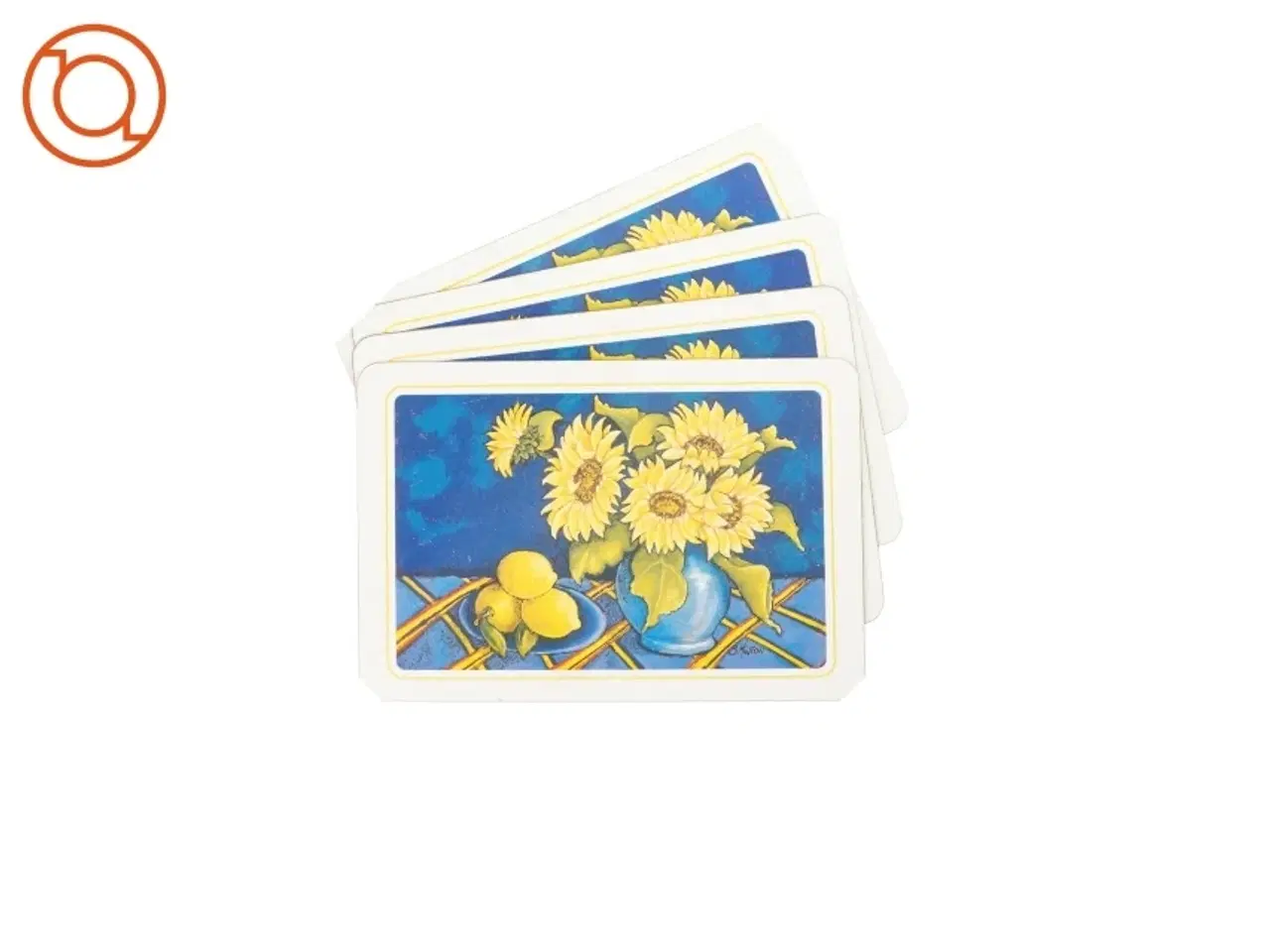 Billede 1 - Dækservietter med print 4 styk