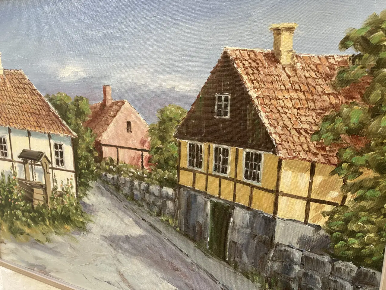 Billede 3 - Maleri Louis Bendtsen bornholm