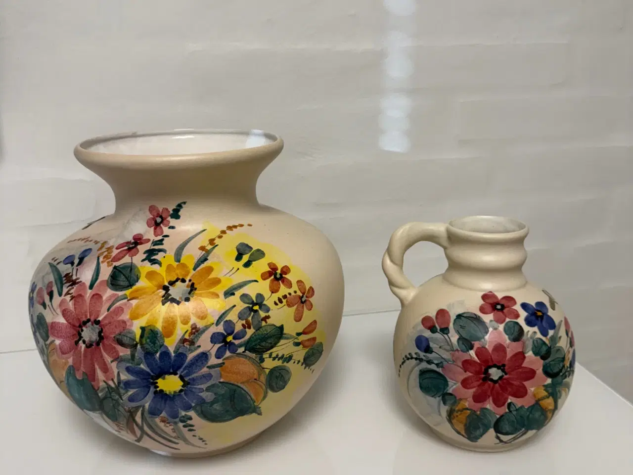 Billede 4 - Håndmalede Jawe vaser fra Edel Keramik