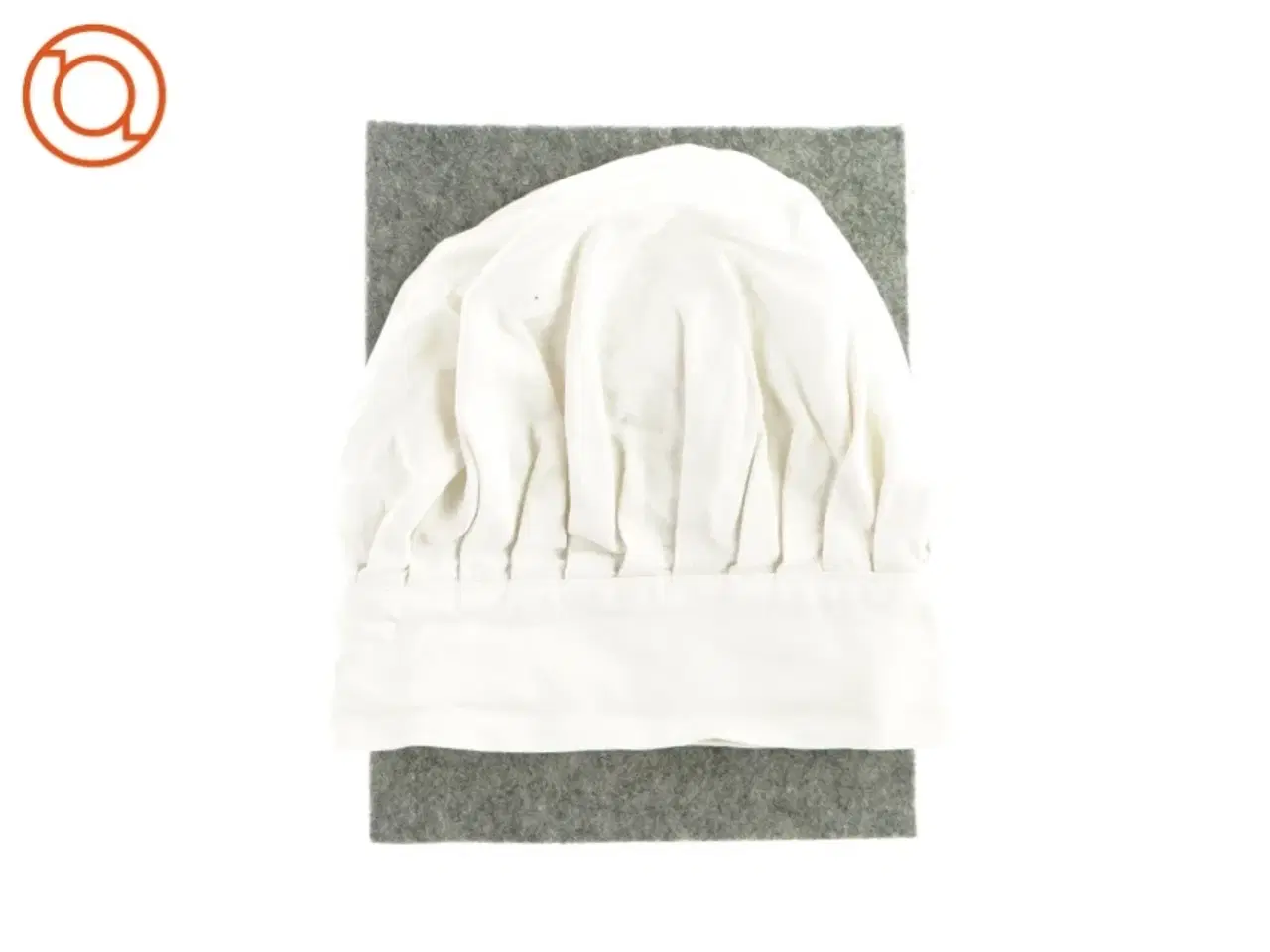 Billede 1 - Lille hvid babyhat fra Sebra, justerbar størrelse