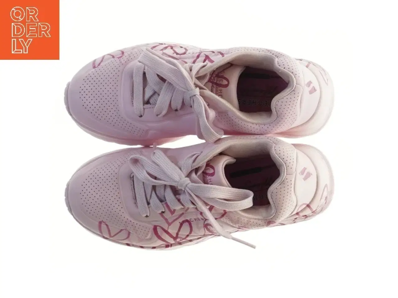 Billede 2 - Skechers børnesko med hjerteprint fra Skechers (str. 31 )