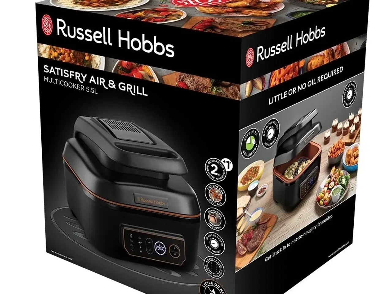 Billede 12 - Russell Hobbs SatisFry Air & Grill multikoger 5,5 l – 1.745 W – Sort