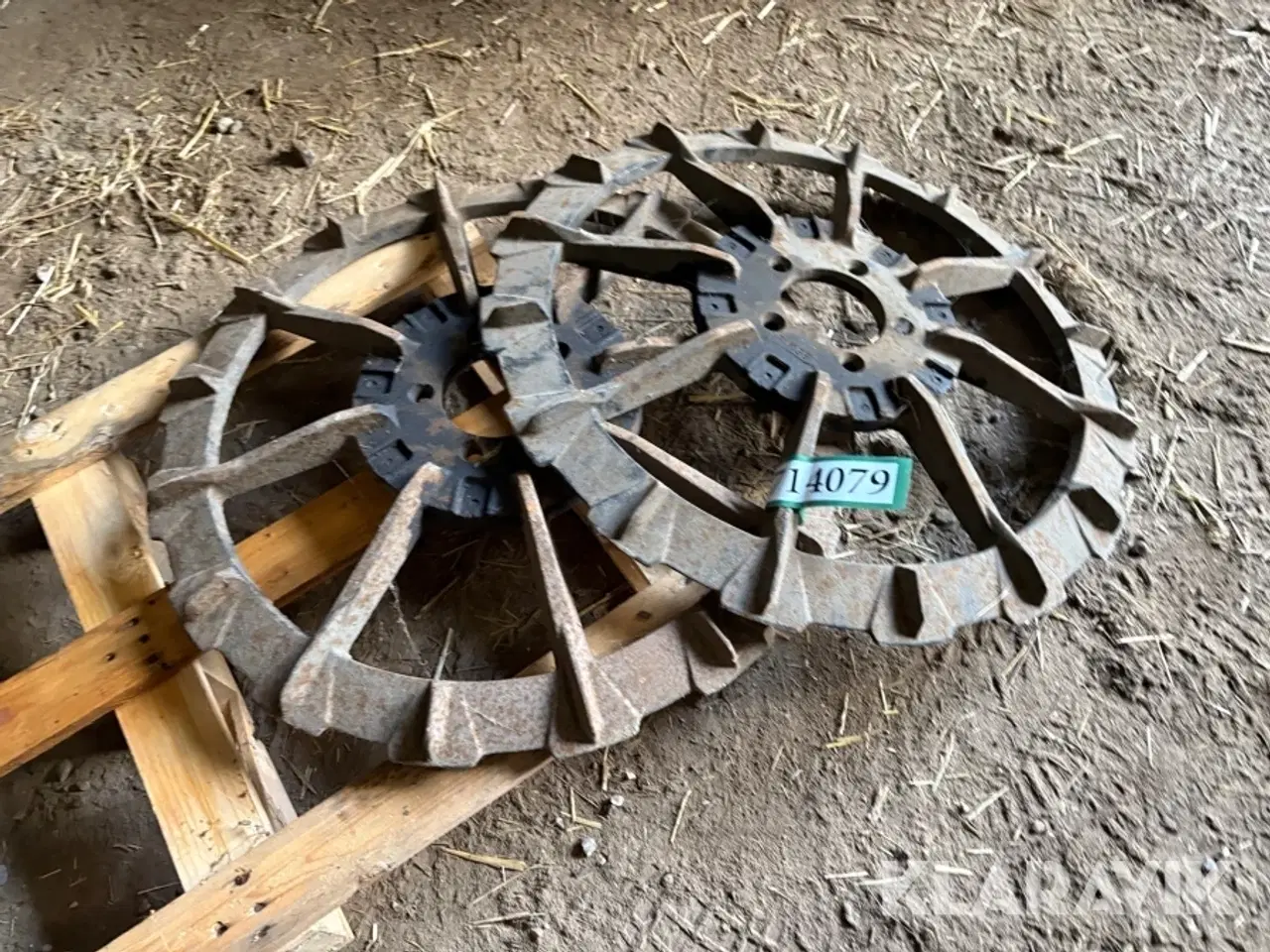 Billede 3 - Oppelhjul med klør 710mm fabrik 2 styk.