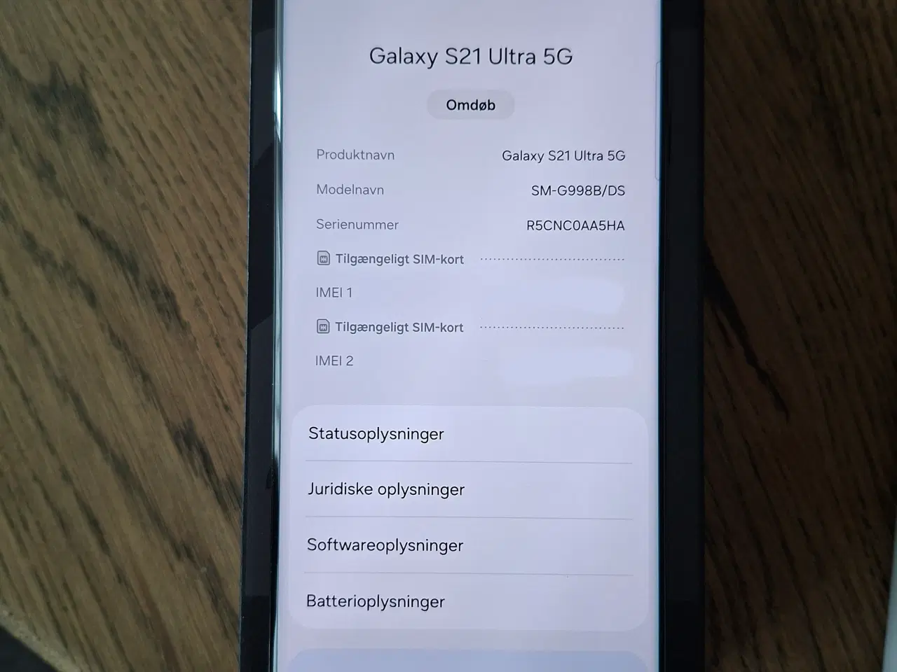 Billede 3 - Samsung S21 Ultra Sort