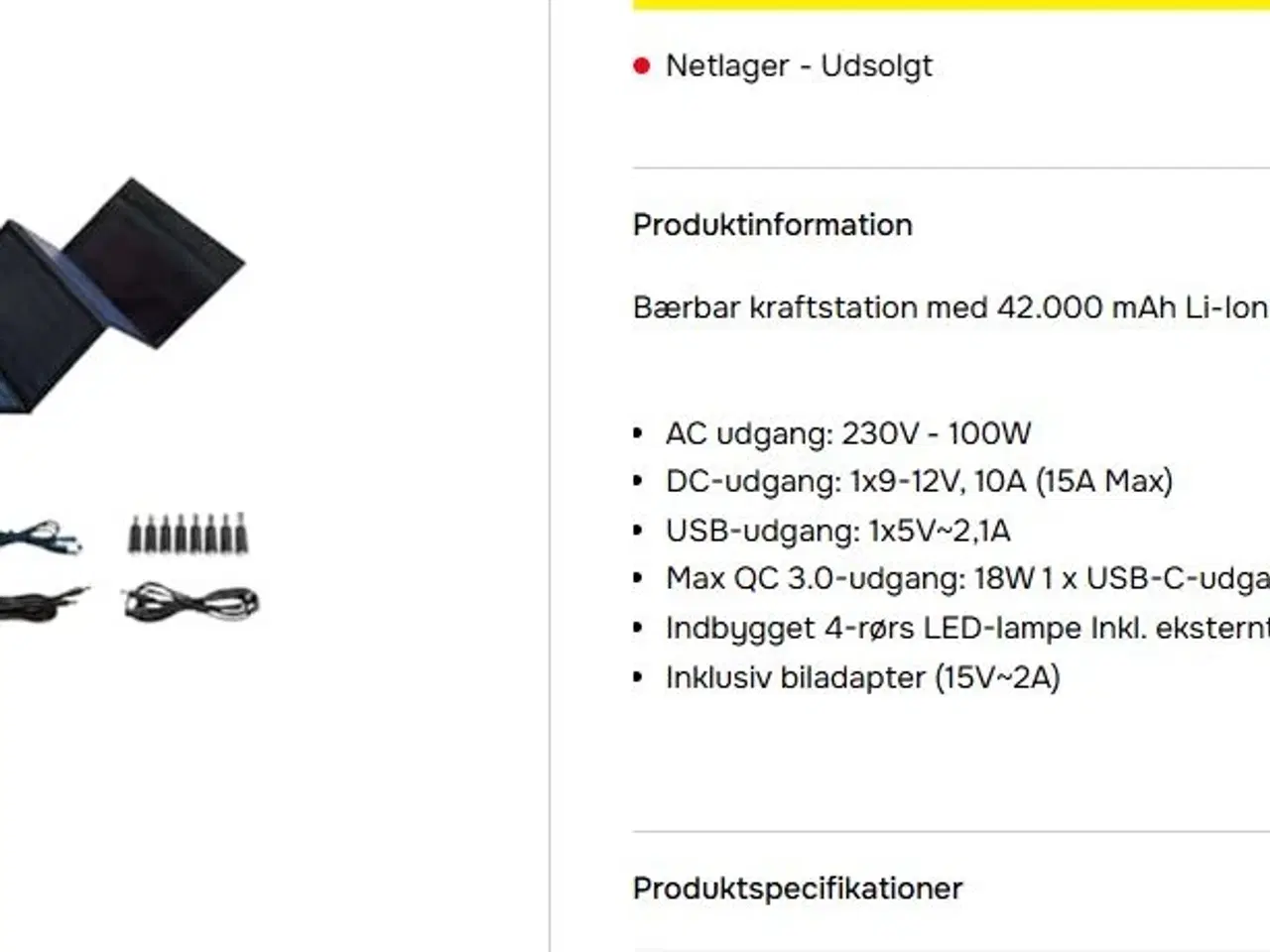 Billede 9 - Solcelle 40 W-Batterie 45 Ah-Inverter 500-750 W