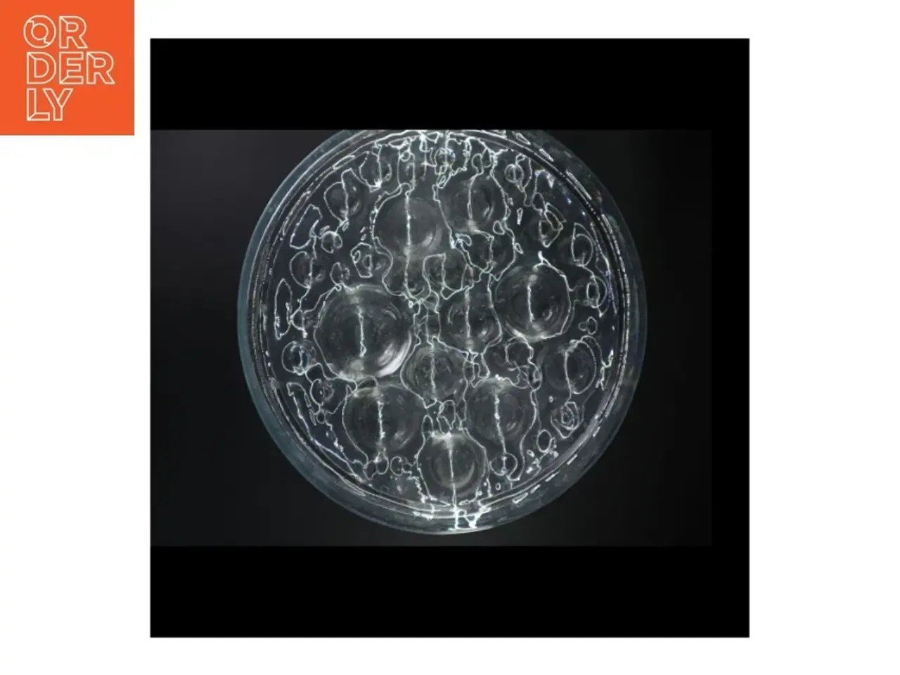 Billede 4 - Glasvase med bobledesign (str. 37 x 29 cm)