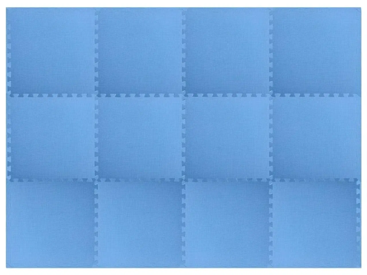 Billede 2 - Gulvmåtter 12 stk. 4,32 ㎡ EVA-skum blå