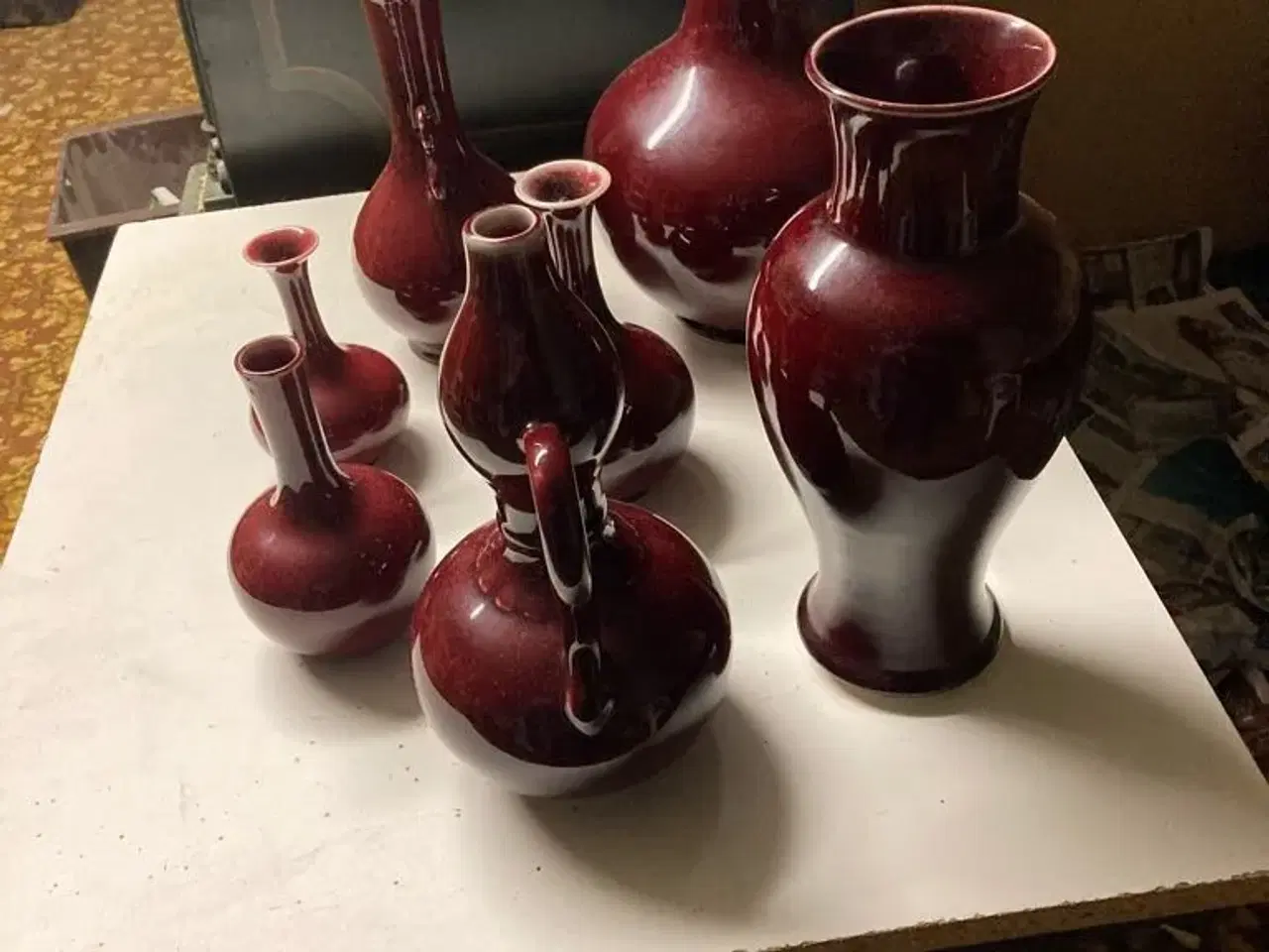 Billede 1 - Flotte dobbelt glaserede vaser