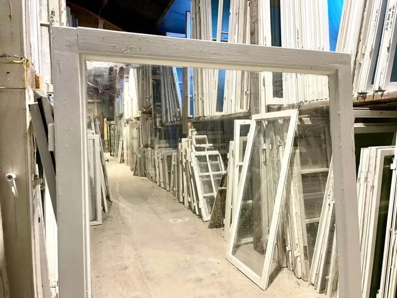 Billede 3 - Almindelig forsatsramme m. flot-glas (580 x 1134 mm)