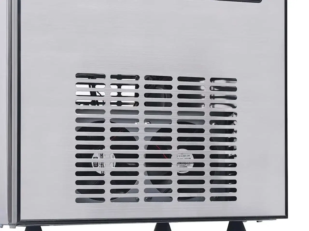 Billede 7 - Isterningmaskine med dør Sølv 43 x 40 x 71 cm Rustfrit stål