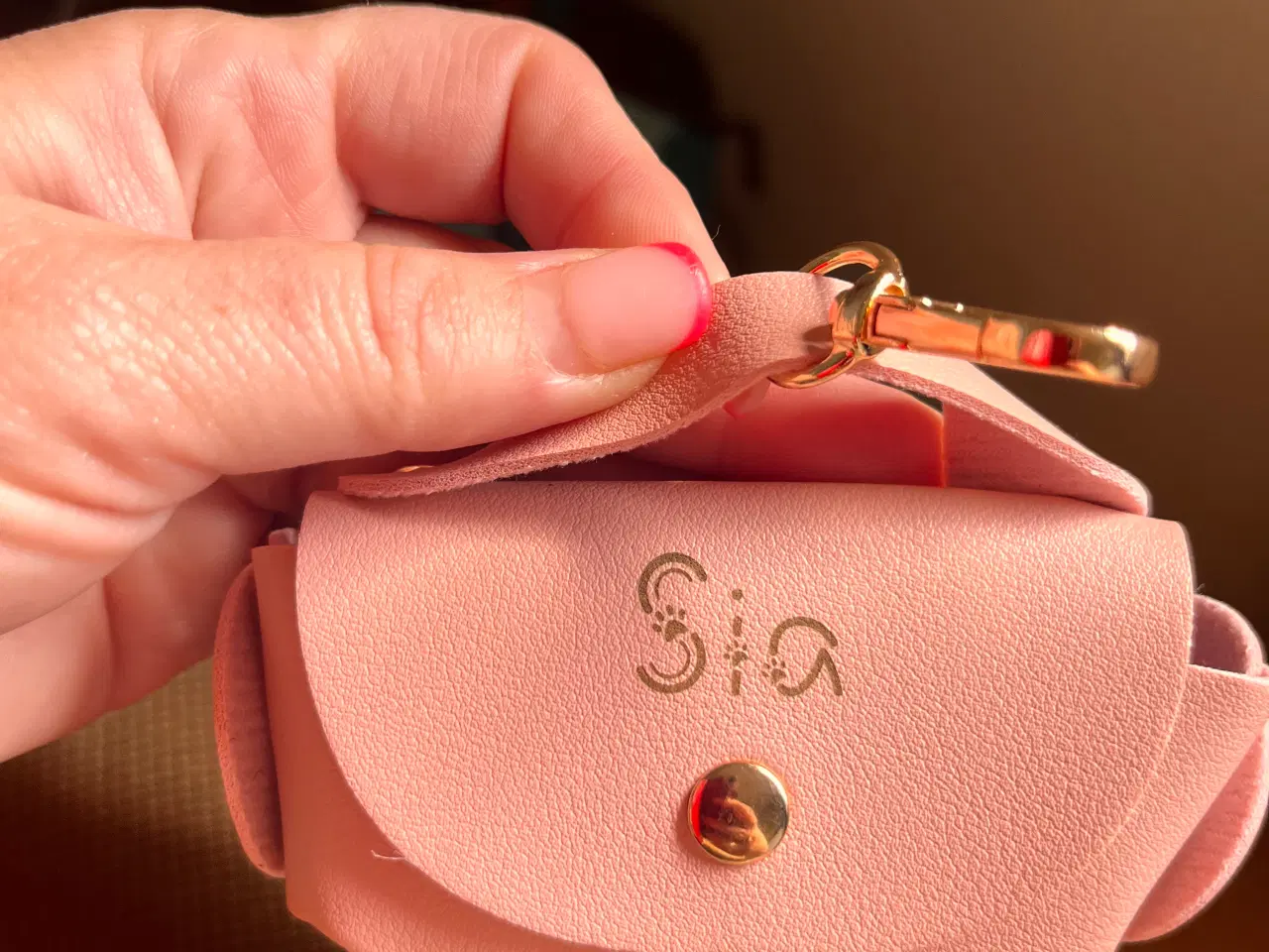 Billede 8 - Personlig Høm høm pose holder med navn