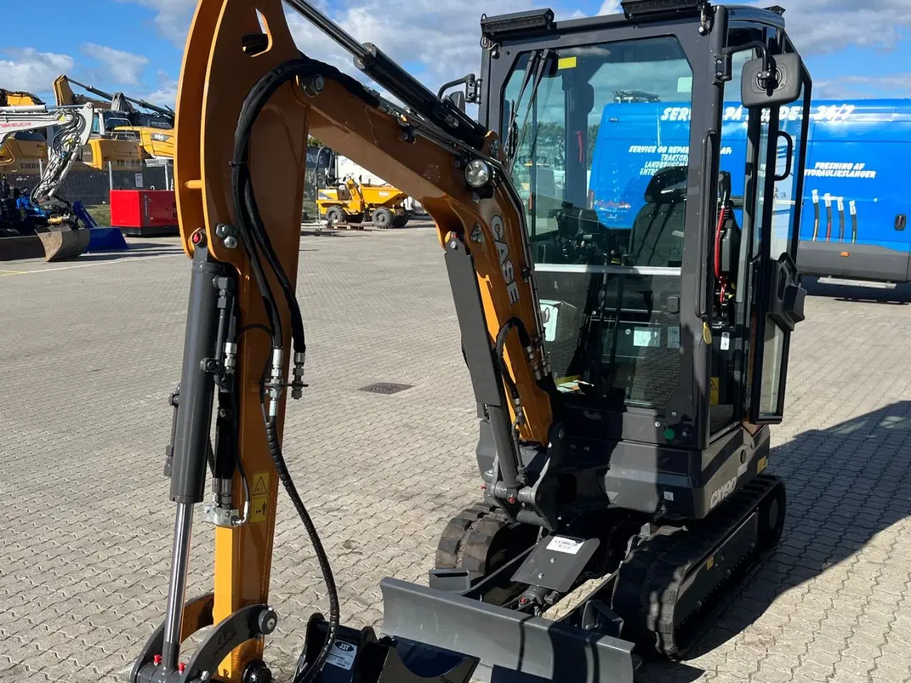 Billede 4 - Case CX19D Fabriksny maskine klar til brug.