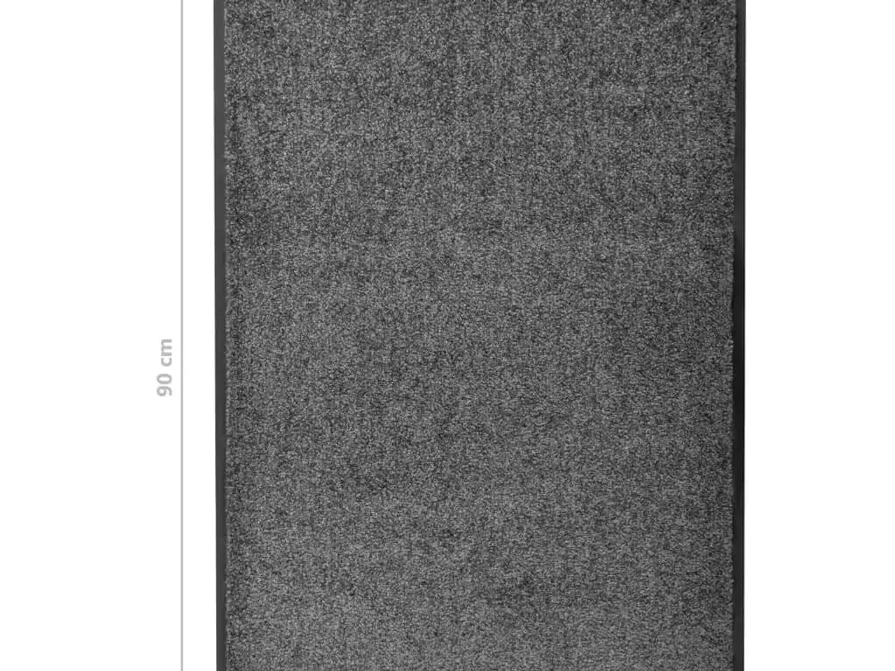 Billede 6 - Vaskbar dørmåtte 60x90 cm antracitgrå