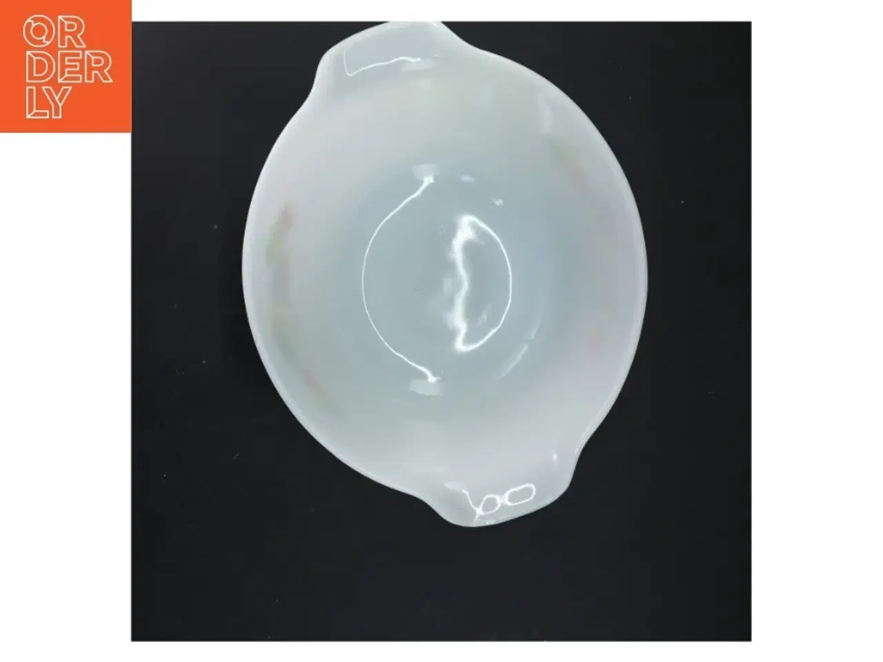 Billede 2 - Vintage brandskål med frugt og hane (str. 26x22x12 cm)