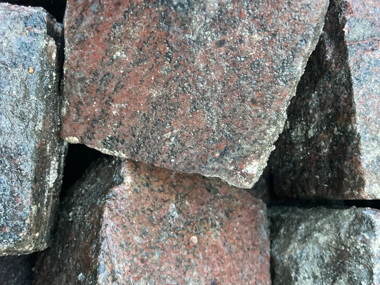 Billede 5 - Chaussesten rød brune slidte