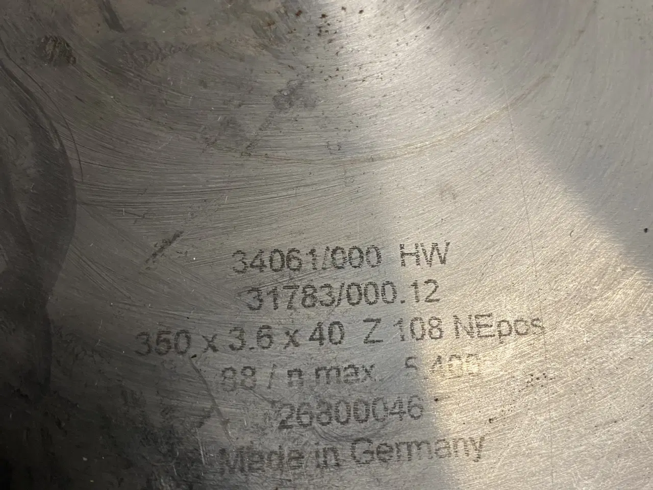 Billede 1 - Hårdmetalsklinge