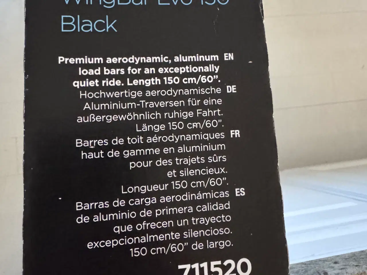 Billede 2 - Thule tagbøjlesæt WingBar Evo 150 Black