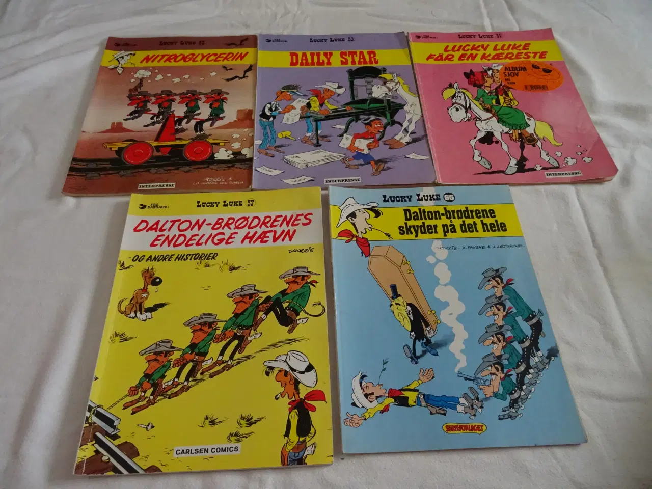 Billede 1 - LUcky Luke 5 stk