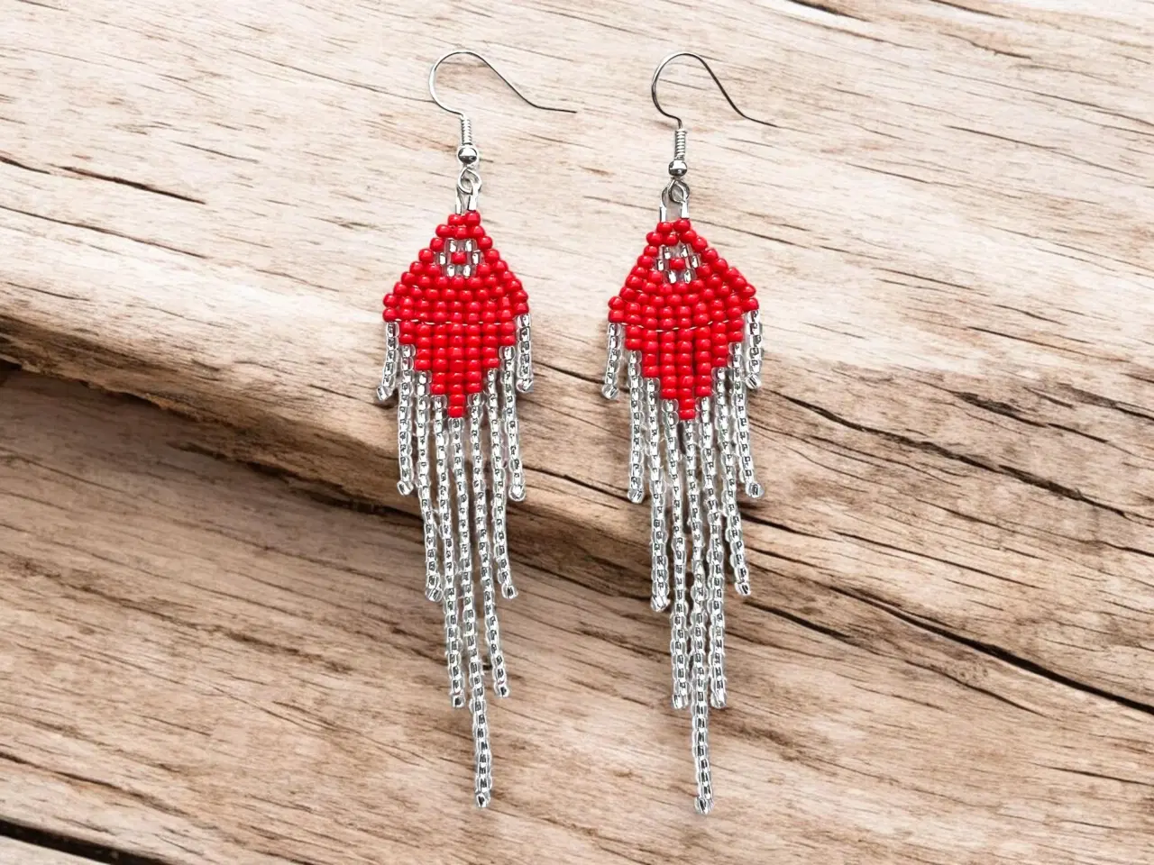 Billede 3 - Grønlandske perle øreringe