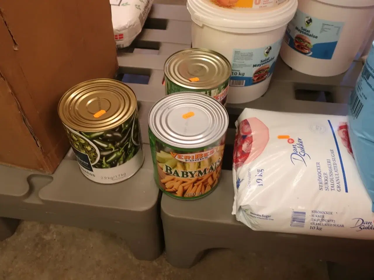 Billede 5 - Diverse madvarer samt poser til take-away