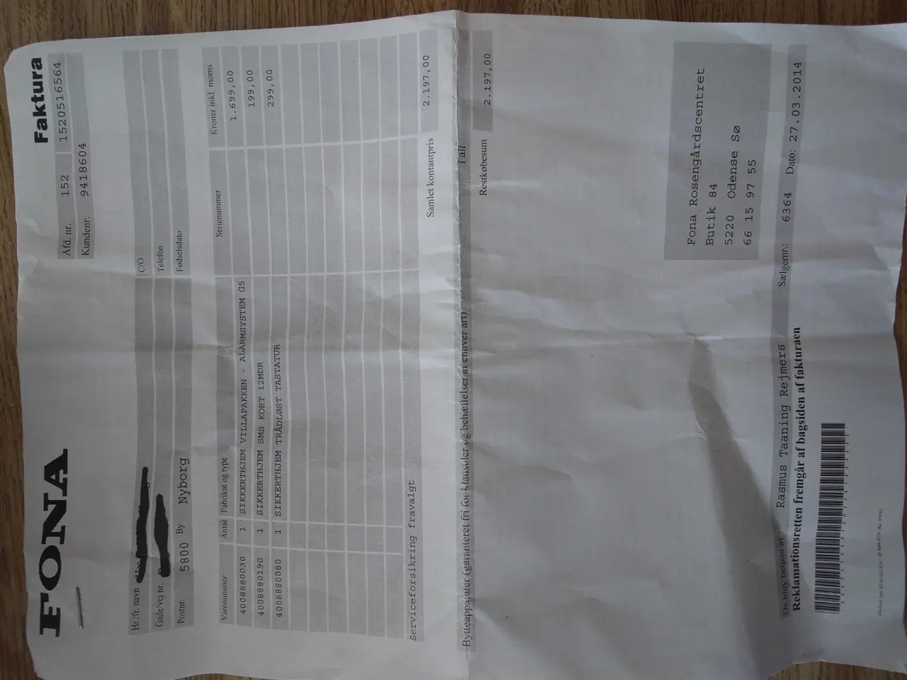 Billede 1 -  Sikkert hjem Villa pakken  helh ny