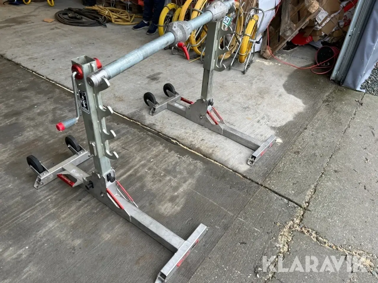 Billede 2 - Kabelafruller stativ Runpotec runpolifter 4500