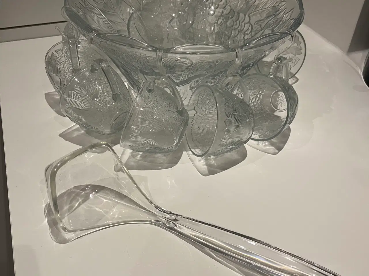 Billede 1 - Punch bowl med 11 glas 