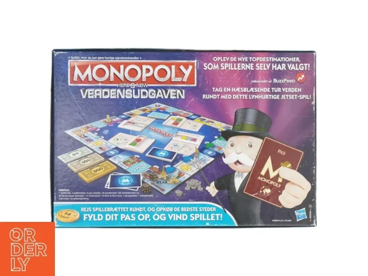 Billede 2 - Monopoly Verdensudgaven brætspil fra Hasbro (str. 40 x 27 x 5 cm)