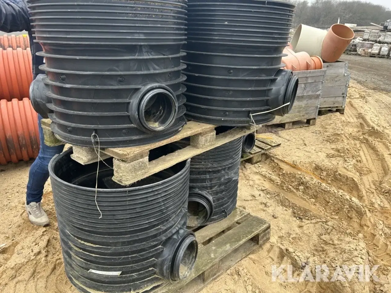 Billede 2 - Brøndrør PVC med brøndbunde 2 styk