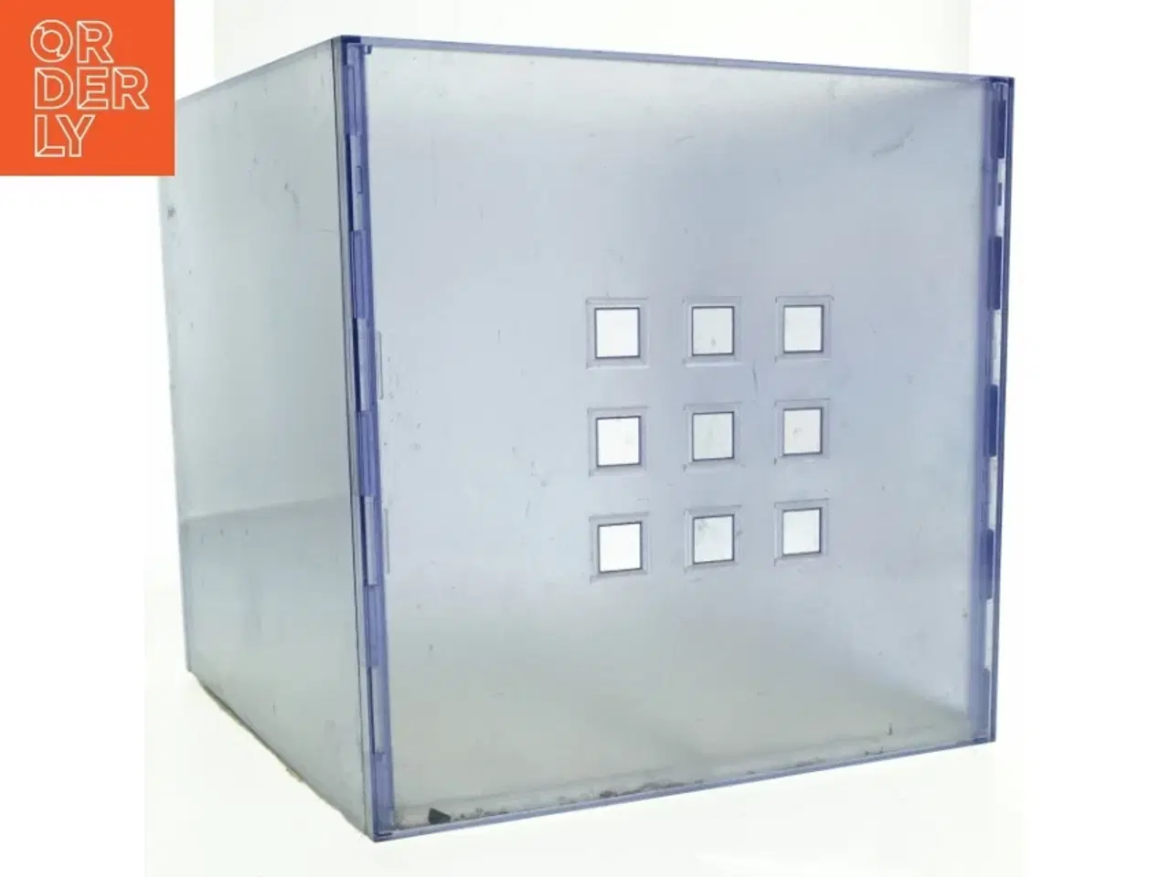Billede 1 - Gennemsigtig akrylkasse (str. 37 x 33 x 33,5 cm)