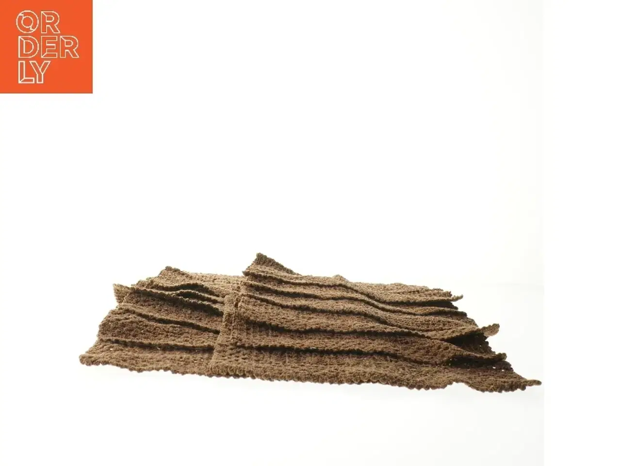 Billede 3 - Brune strikkede bomuld klude (str. 28x29 cm)