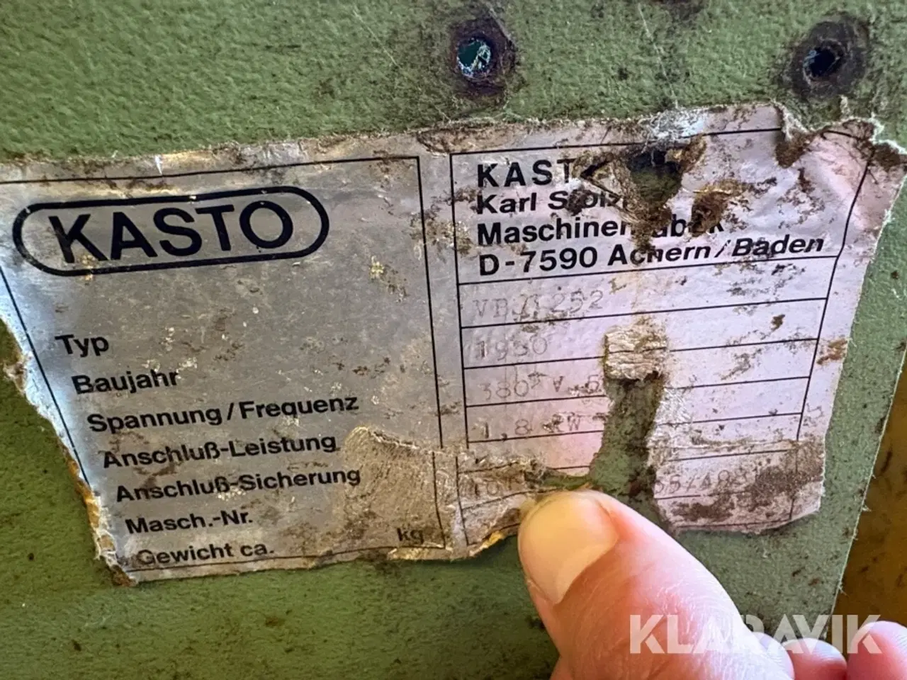 Billede 5 - Koldsav Kasto VBS 252
