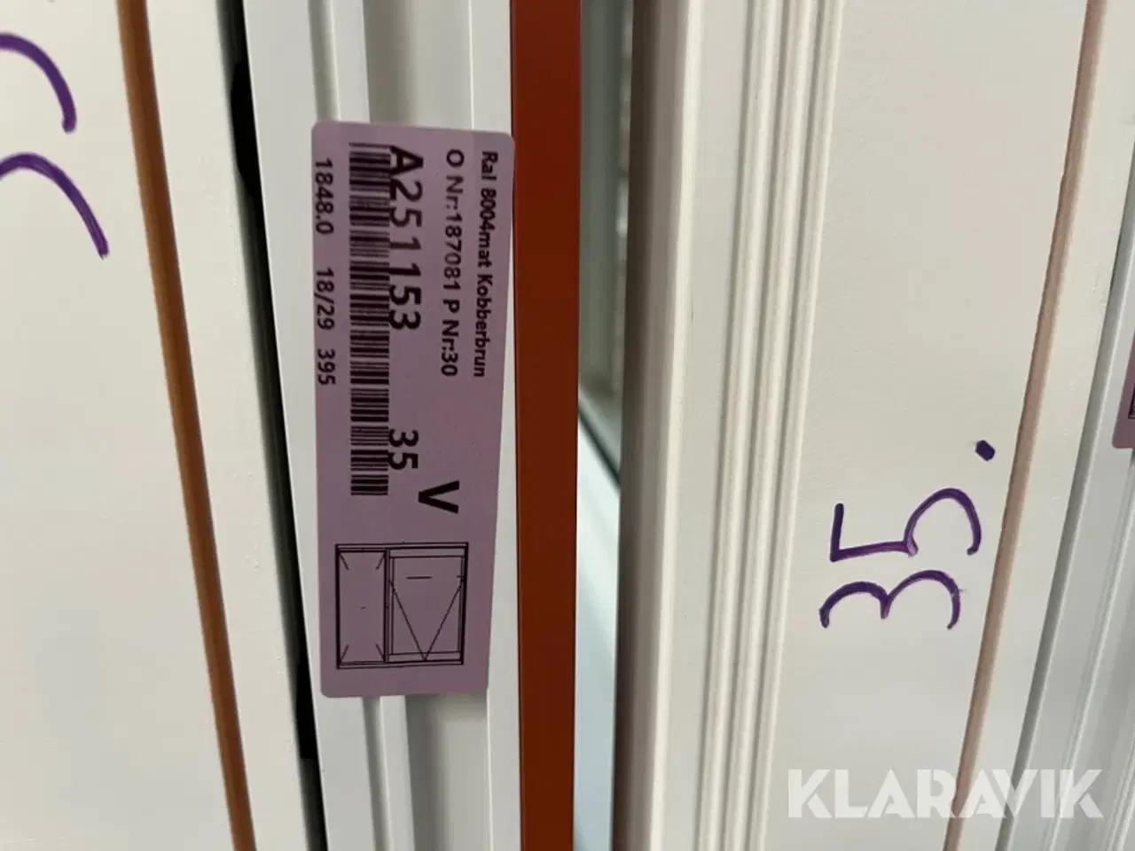 Billede 9 - Vinduer Kastrup Træ-alu 10 styk kobberbrun