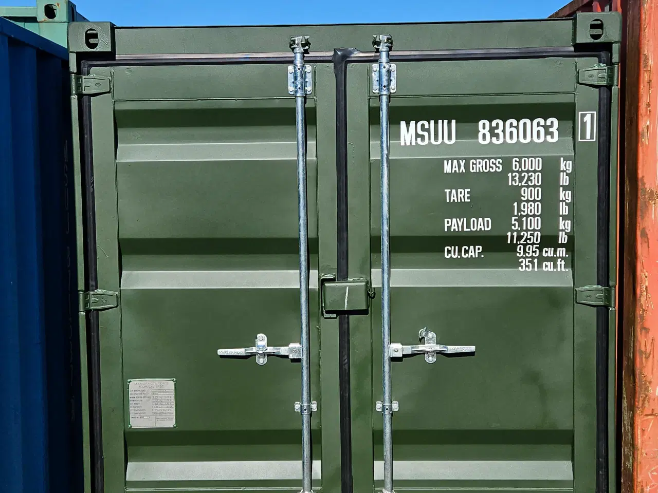 Billede 1 - Ny 8 fods container 