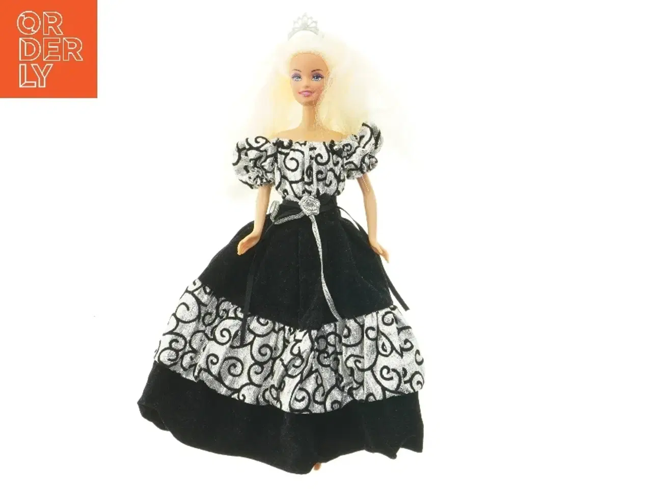 Billede 1 - Barbiedukke i festkjole fra Barbie (str. 33 cm)