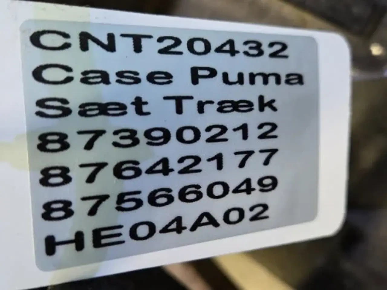Billede 23 - Case Puma 115 Træk Sæt 87390212