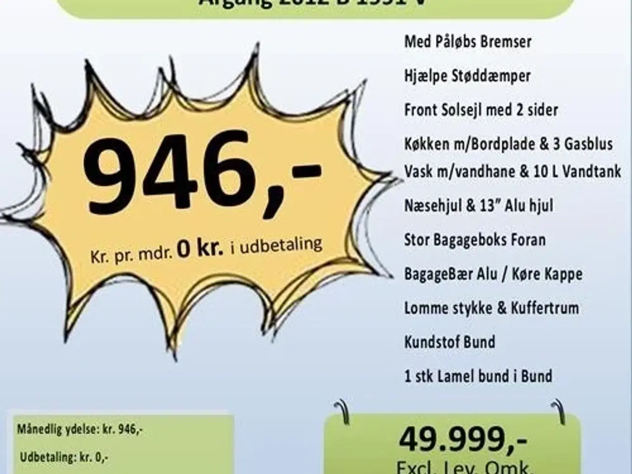 Billede 2 - Camp-let Premium Bremser 500 & Hjælpe Støddæmper