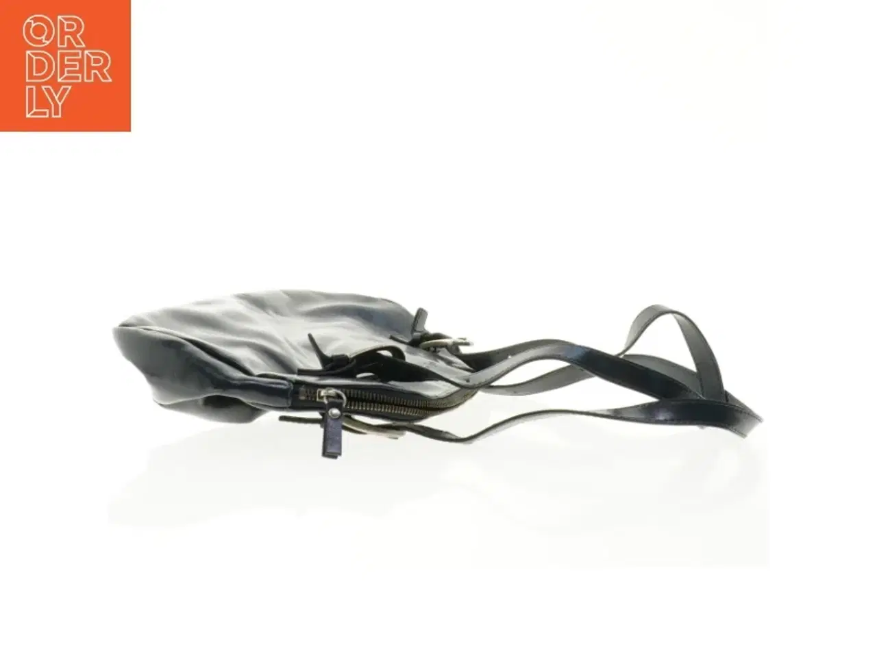 Billede 5 - Sort skuldertaske (str. 38 x 18 x 9 cm)