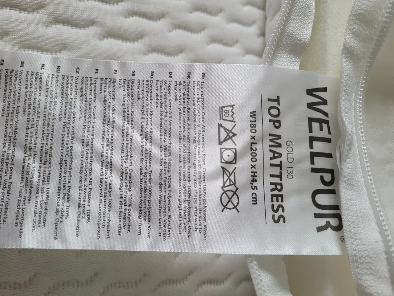 Billede 1 - Topmadras 200x180