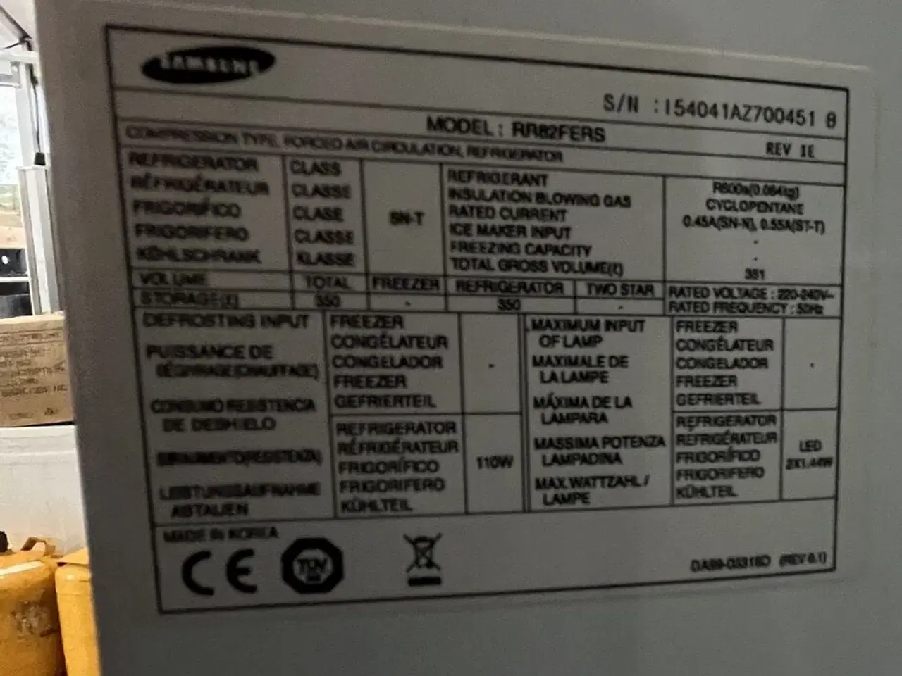 Billede 5 - Køleskab, brugt SAMSUNG