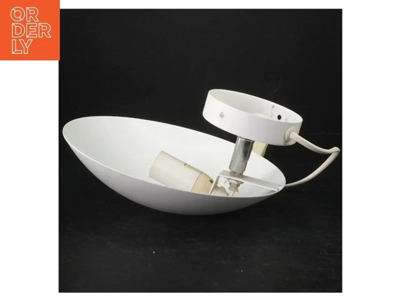 Billede 2 - Hvid væglampe (str. Ø. 20 cm)