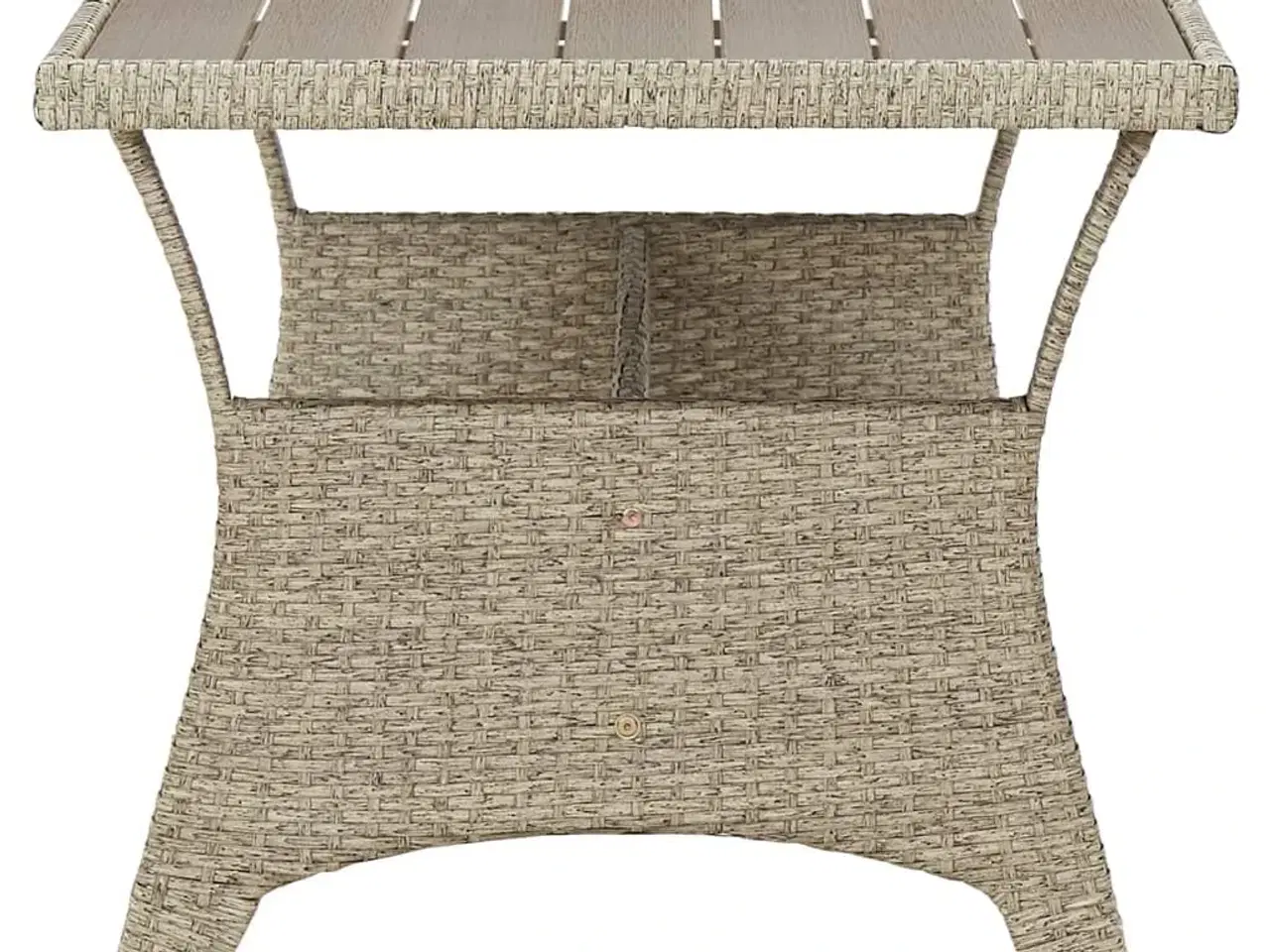 Billede 3 - Havebord 120x70x66 cm polyrattan grå