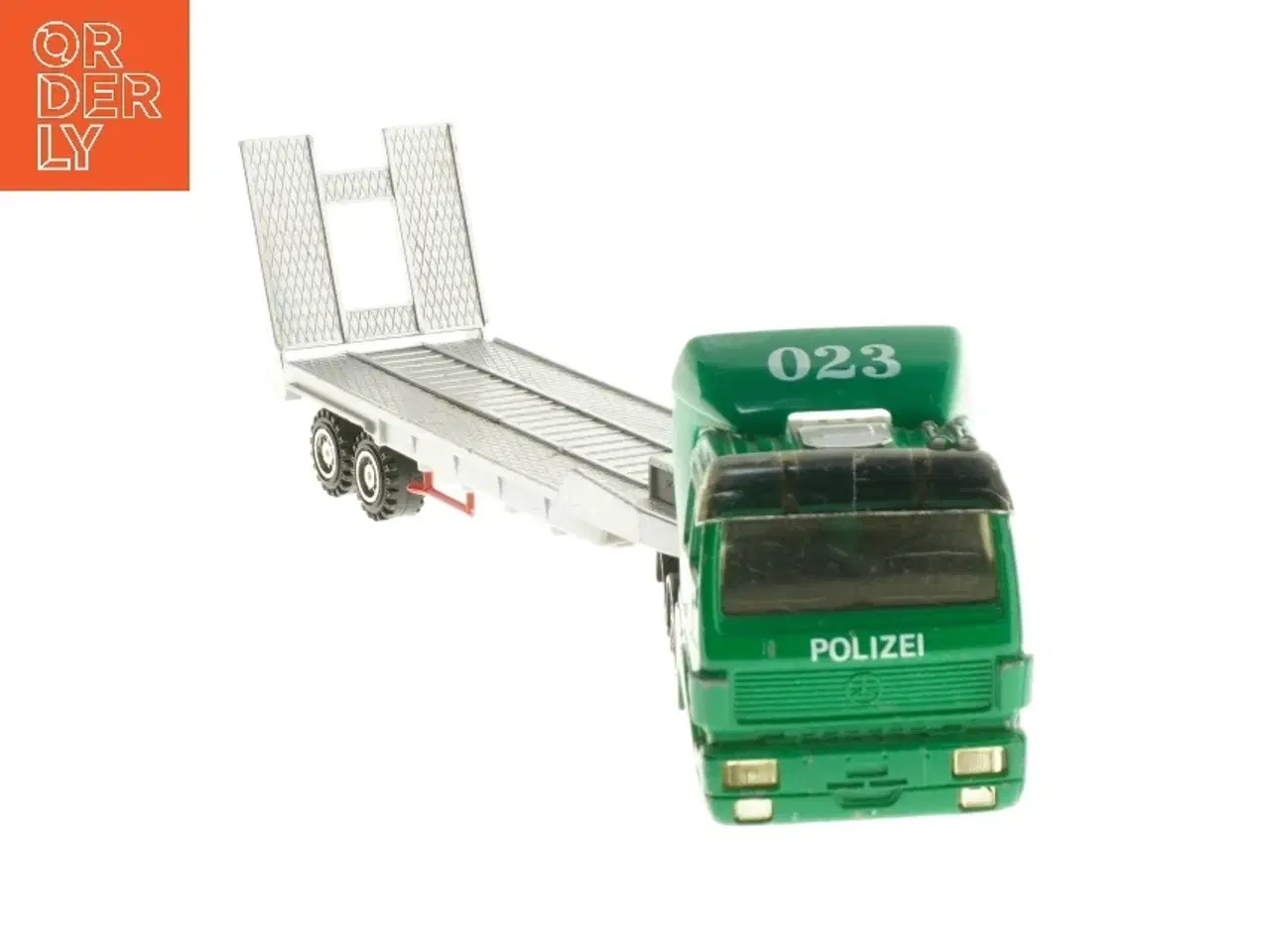 Billede 2 - Model lastbil med anhænger (str. 29,5x5 cm)