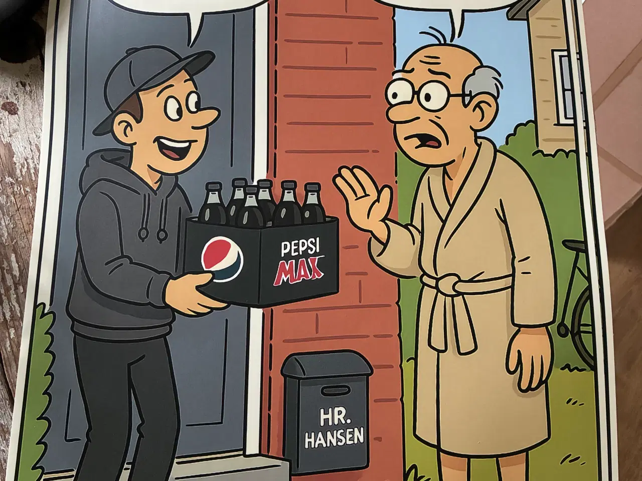 Billede 1 - Stor Hasseris Dollar Plakat