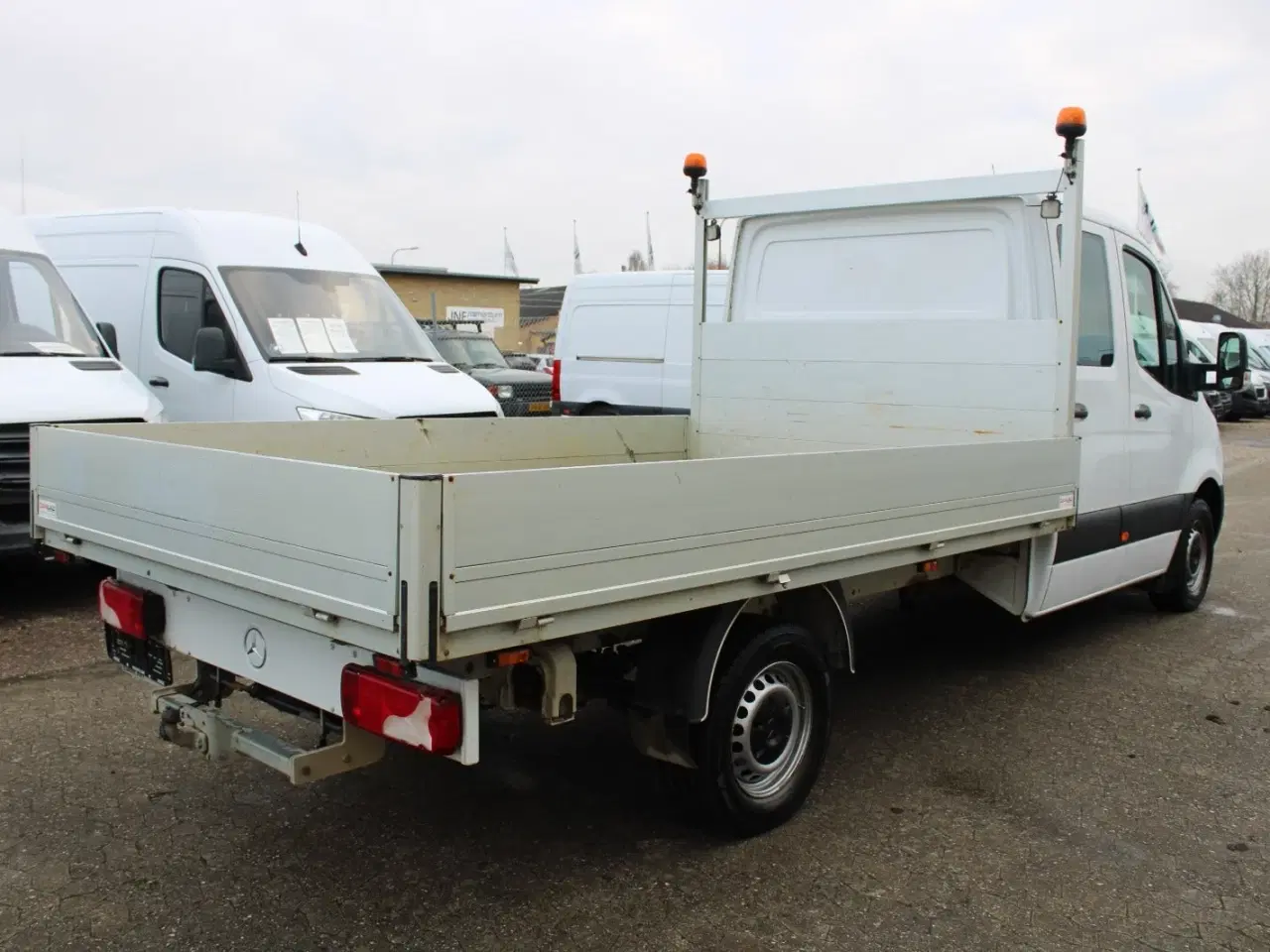 Billede 8 - Mercedes Sprinter 316 2,2 CDi A3 Mandskabsvogn m/lad aut. RWD