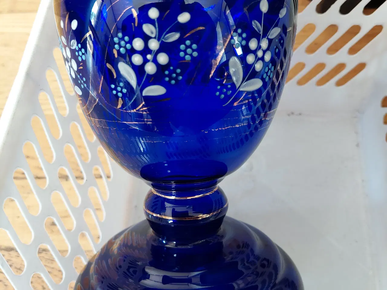 Billede 6 - antik krystal glas vase