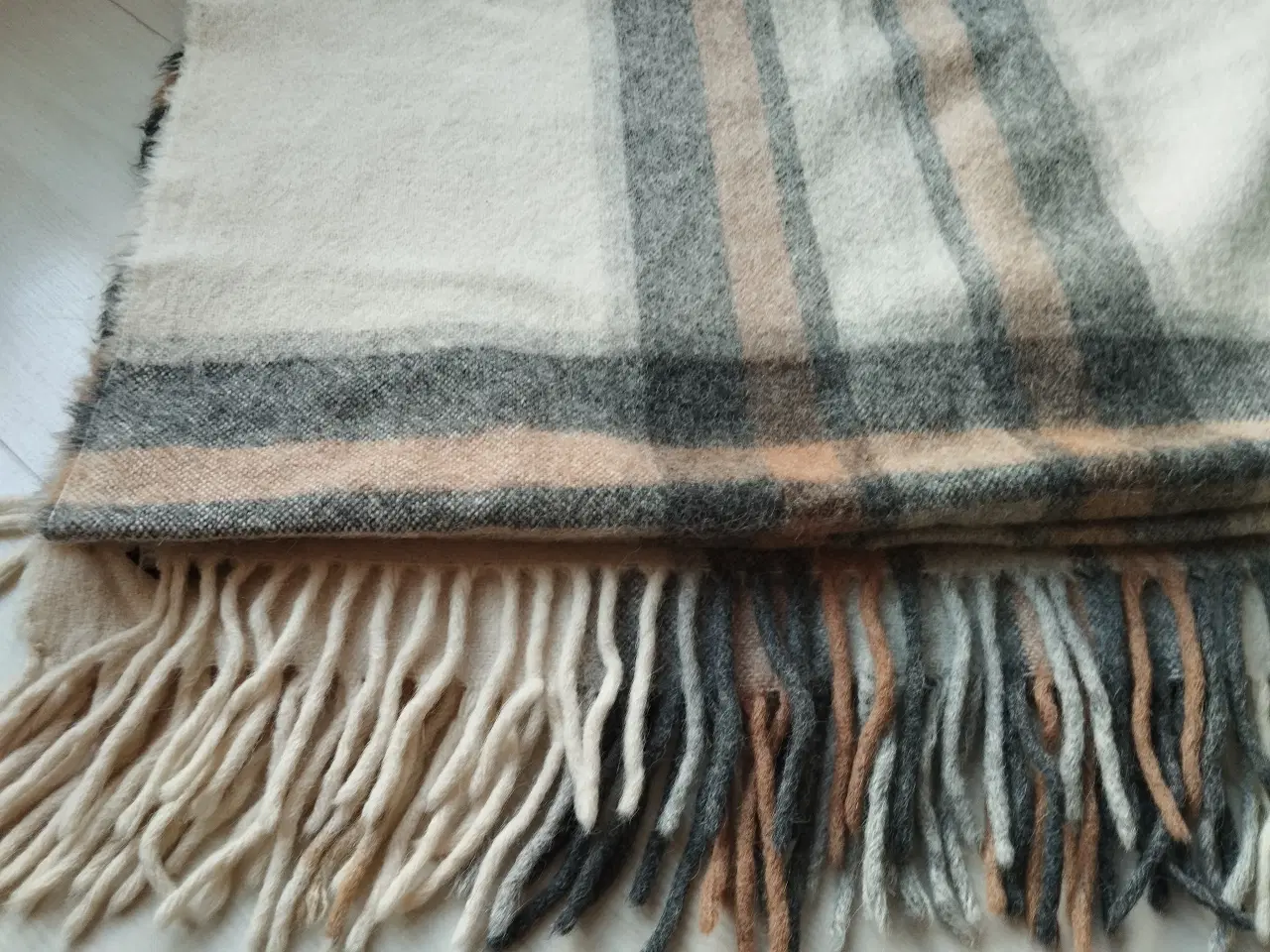 Billede 2 - Plaid. Alpaca uld.