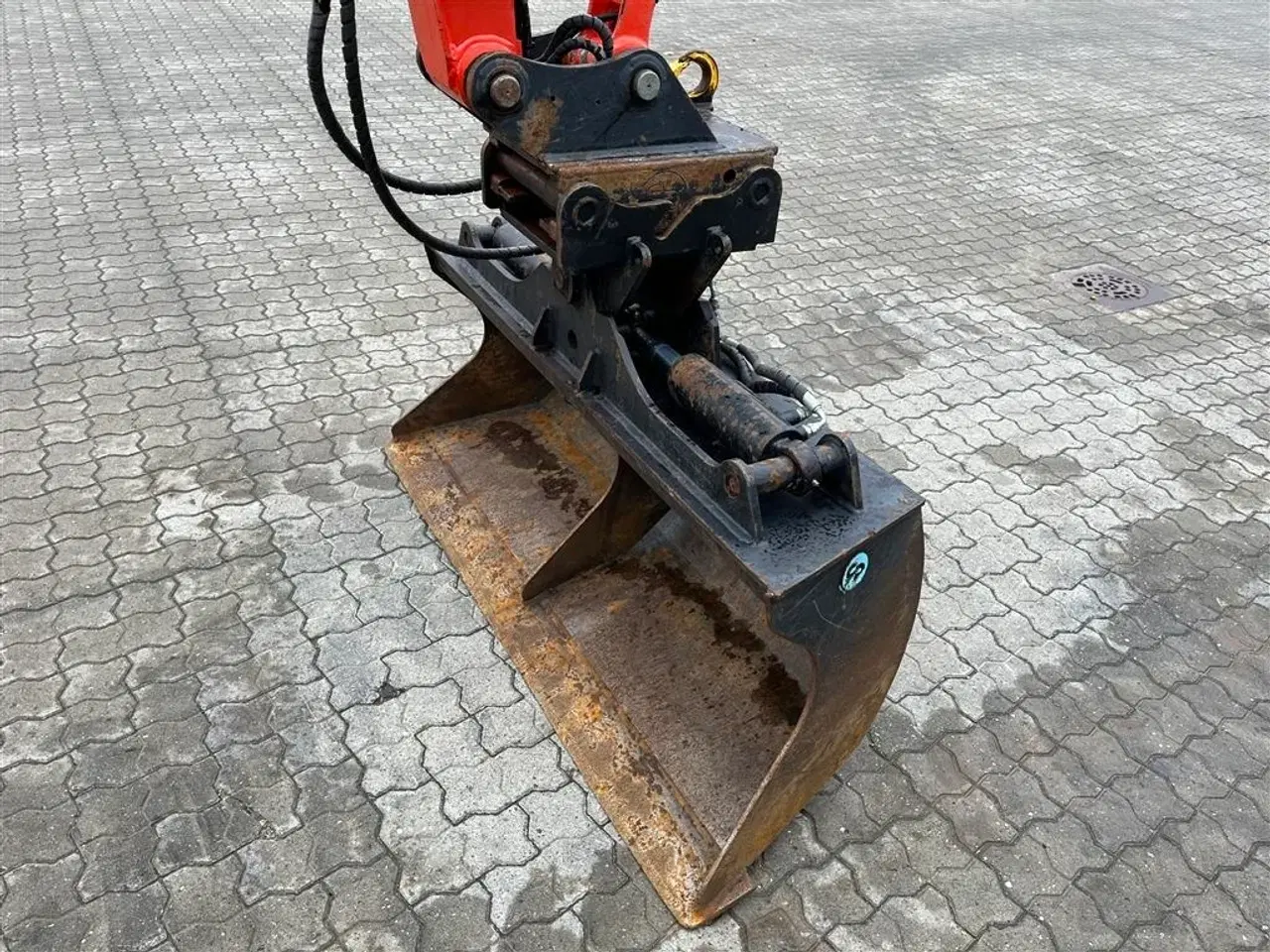 Billede 8 - Kubota KX060-5 Hydraulisk hurtigskifte med kipbar planerskovl.